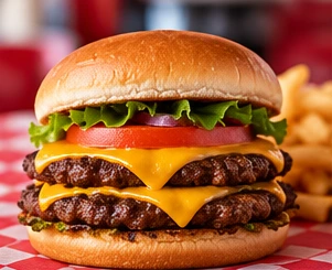 Double cheeseburger