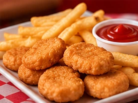Nuggets and fries
